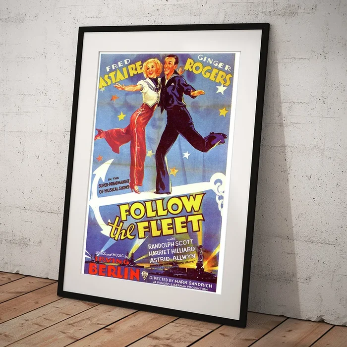 ”Follow the Fleet” movie poster Art Print