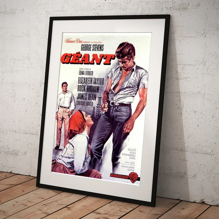 ”Giant” movie poster 1956 Art Print