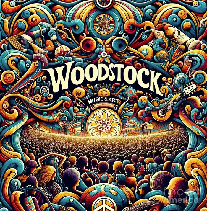 ”Woodstock”, music poster