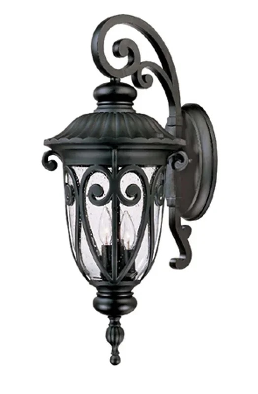Acclaim Lighting – 2122BK – Three Light Wall Sconce – Naples – Matte Black