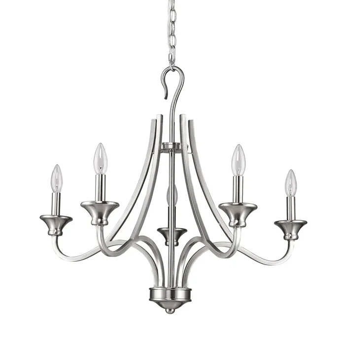 Acclaim Lighting – IN11255SN – Five Light Chandelier – Michelle – Satin Nickel