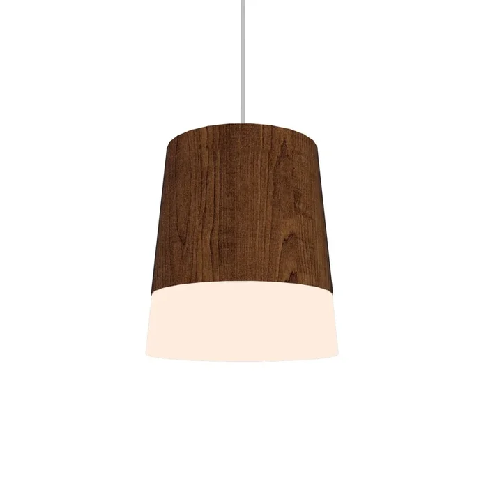 Accord Lighting – 1100LED.06 – LED Pendant – Conical – Imbuia