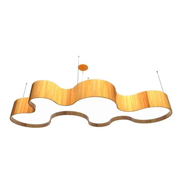 Accord Lighting – 1337LED.12 – LED Pendant – Organic – Teak