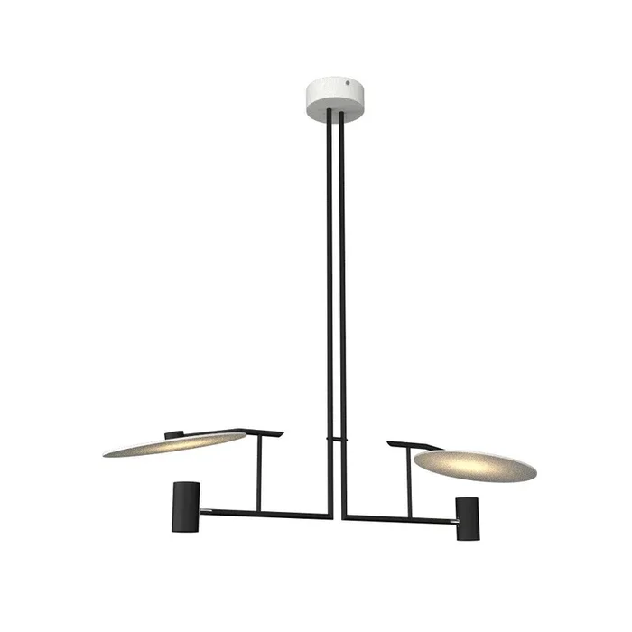 Accord Lighting – 1421.47 – Two Light Pendant – Dot – Organic White – 142147