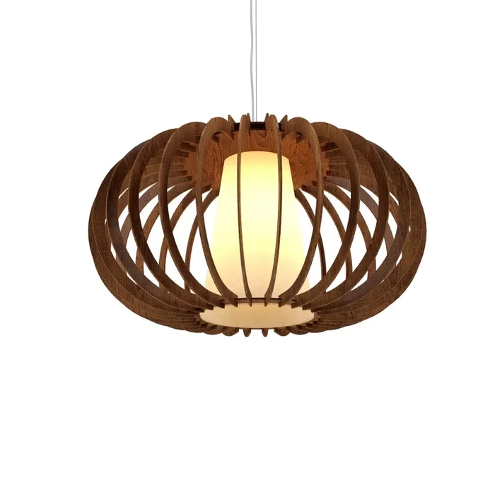 Accord Lighting – 1489.06 – One Light Pendant – Stecche di Legno – Imbuia