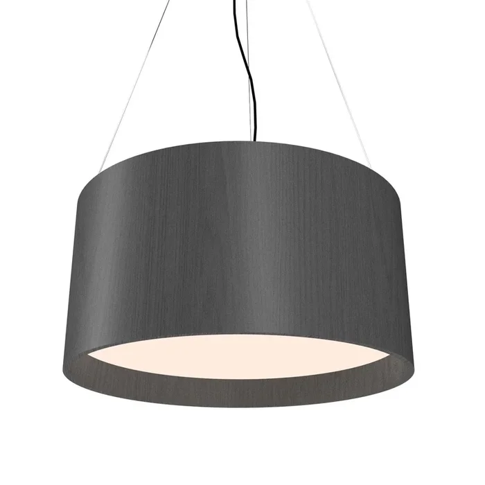 Accord Lighting – 214.50 – Three Light Pendant – Cylindrical – Organic Grey – 21450