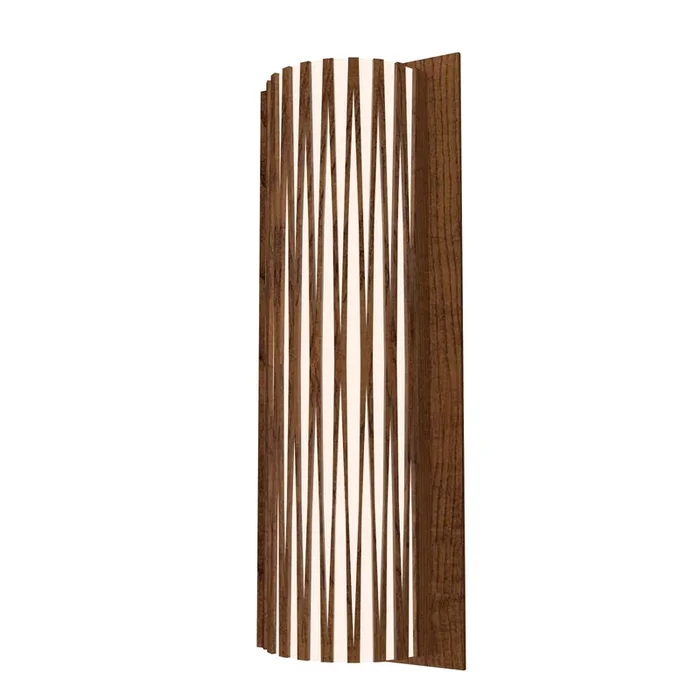 Accord Lighting – 4071.06 – Two Light Wall Lamp – Living Hinges – Imbuia