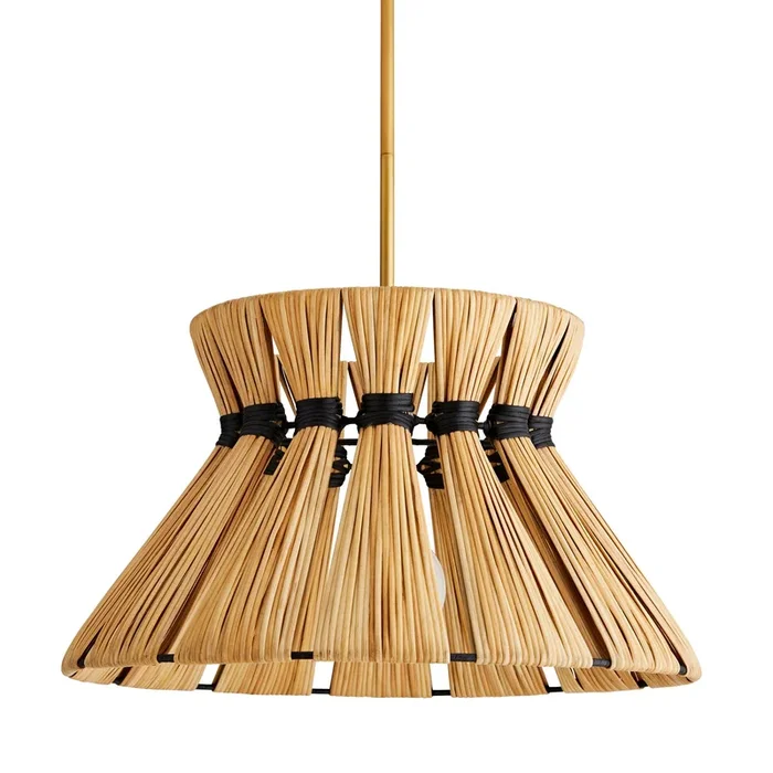 Arteriors – 45627 – One Light Pendant – Harvey – Natural