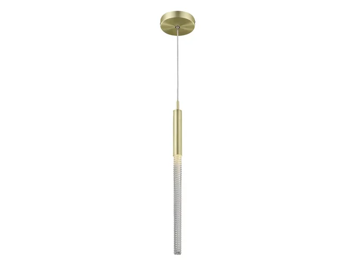 Avenue Lighting – HF2020-BOA-BB – One Light Pendant – Main St. – Brushed Brass