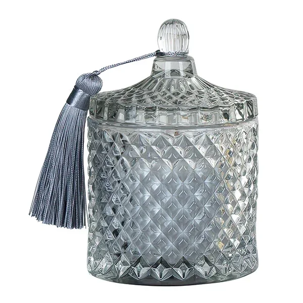 Candle Jar with Tassel – Decor Steals