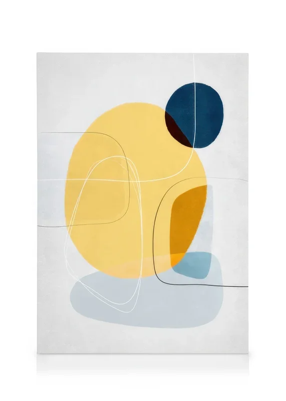 Contemporary Yellow No1 Canvas print