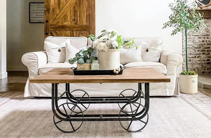 Factory Cart Coffee Table – Decor Steals