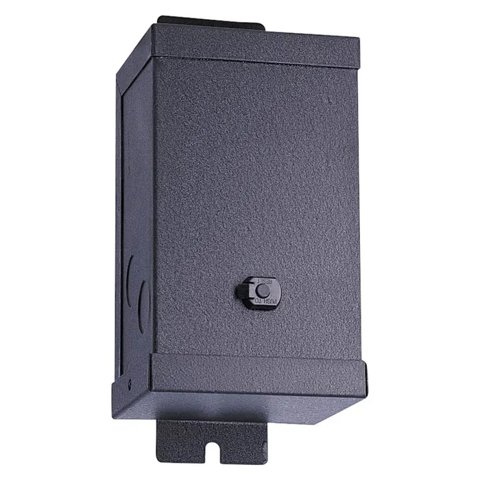 Generation Lighting LX Cable System Black Hardwire Magnetic Transformer 12V 150W (94460-12)