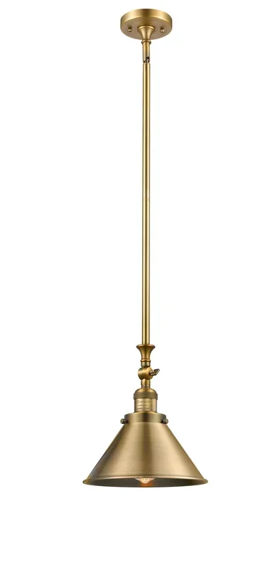 Innovations – 206-BB-M10-BB-LED – LED Mini Pendant – Franklin Restoration – Brushed Brass