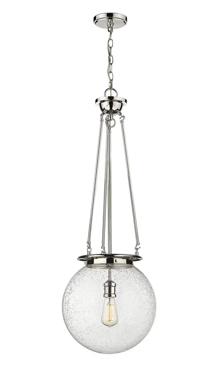Innovations – 221-1P-PN-G204-14 – One Light Pendant – Essex – Polished Nickel – 2211PPNG20414