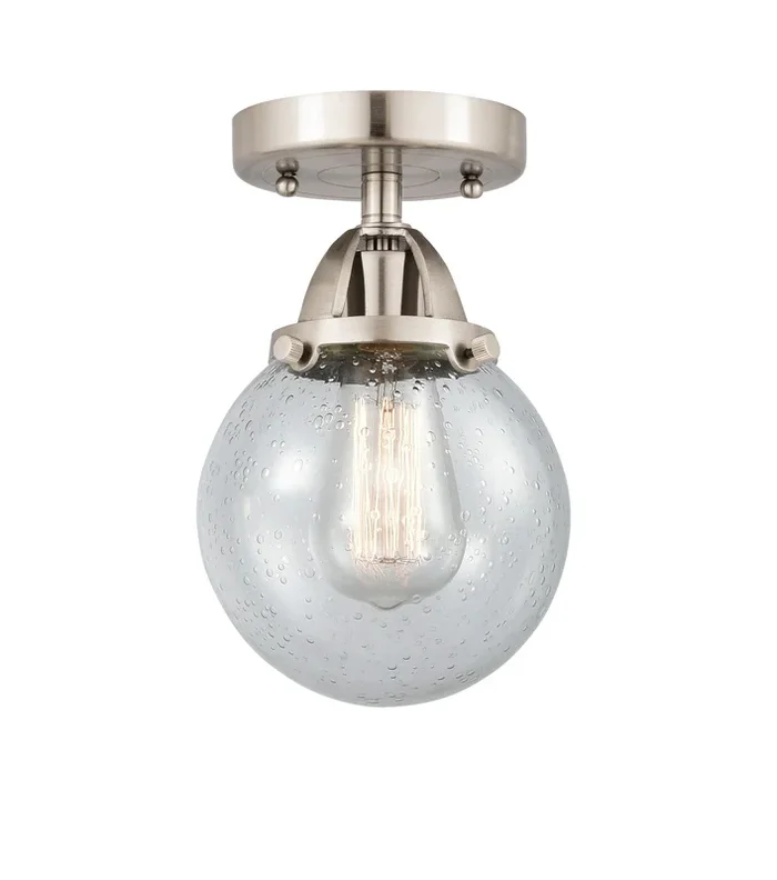 Innovations – 288-1C-SN-G204-6-LED – LED Semi-Flush Mount – Nouveau 2 – Brushed Satin Nickel – 2881CSNG2046LED