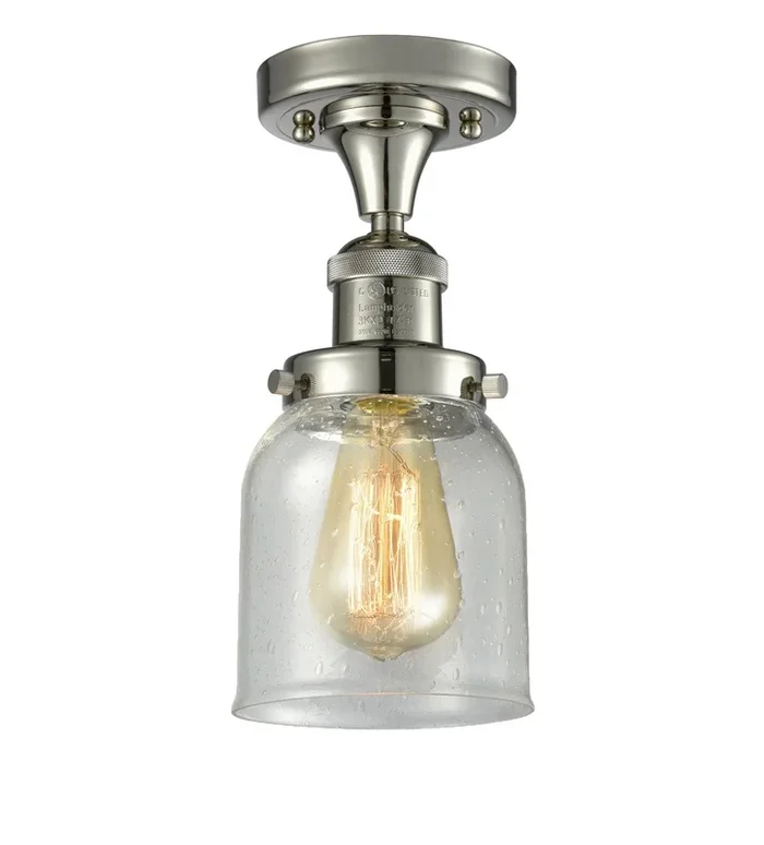 Innovations – 517-1CH-PN-G54-LED – LED Semi-Flush Mount – Franklin Restoration – Polished Nickel – 5171CHPNG54LED