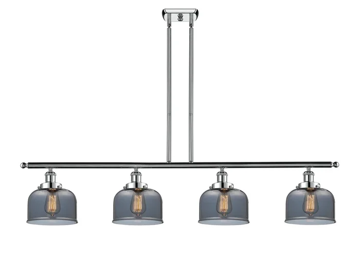 Innovations – 916-4I-PC-G73 – Four Light Island Pendant – Ballston Urban – Polished Chrome – 9164IPCG73