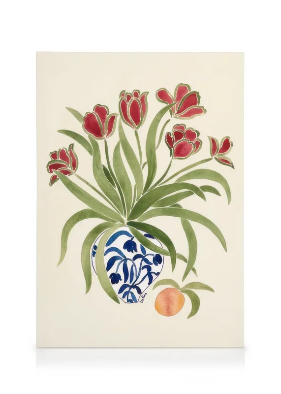 La Poire – Red Tulips Canvas print