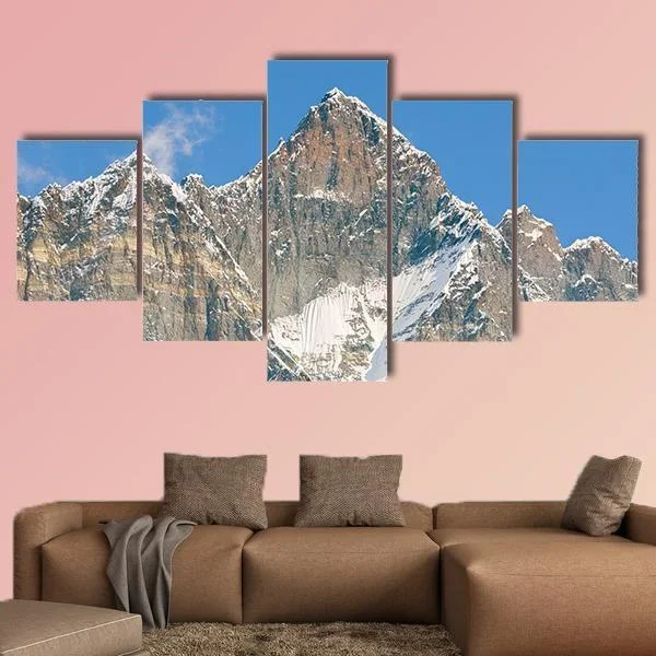 Lhotse Peak In Nepal Canvas Wall Art