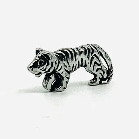 Miniature Pewter Figurine, Tiger