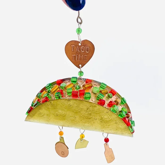 Mixed Metal Ornament Taco Time