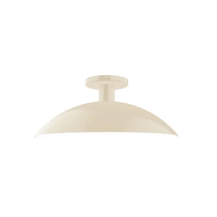 Montclair Light Works – FMDX476-16 – Two Light Flush Mount – Glow – Cream – FMDX47616