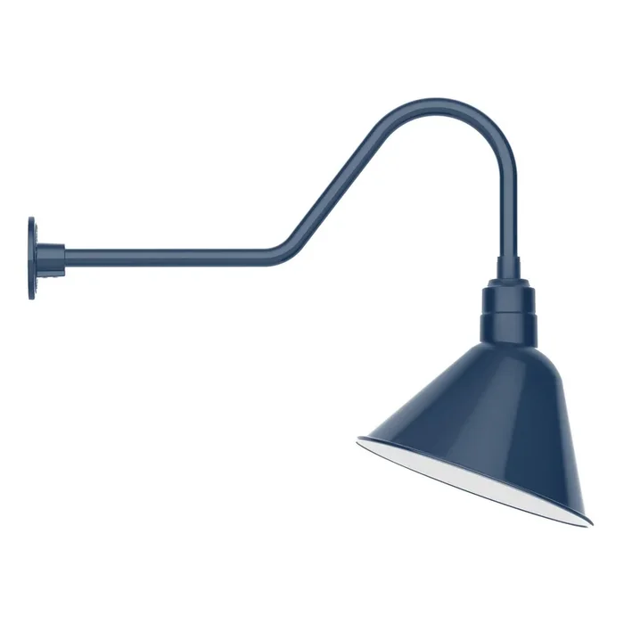 Montclair Light Works – GNC104-50 – One Light Wall Mount – Angle – Navy – GNC10450