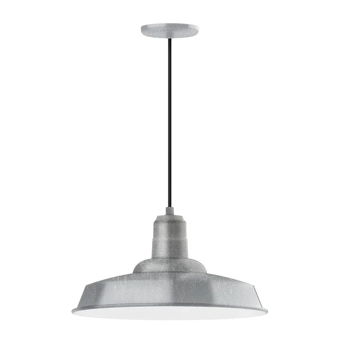 Montclair Light Works – PEB185-49-C04 – One Light Pendant – Warehouse – Painted Galvanized – PEB18549C04