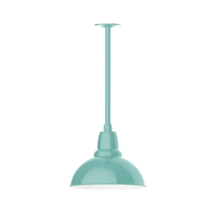 Montclair Light Works – STA106-48-H30 – One Light Pendant – Cafe – Sea Green – STA10648H30