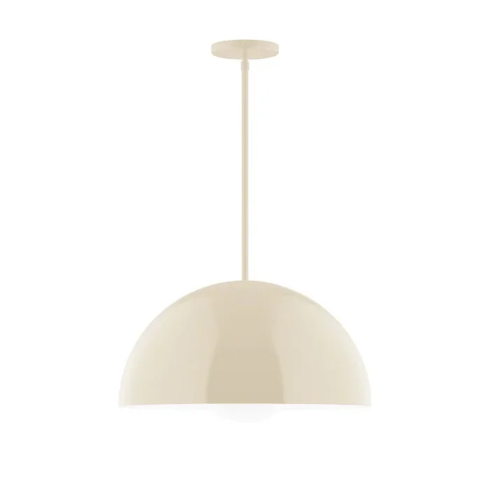 Montclair Light Works – STG433-G15-16 – One Light Pendant – Axis – Cream – STG433G1516