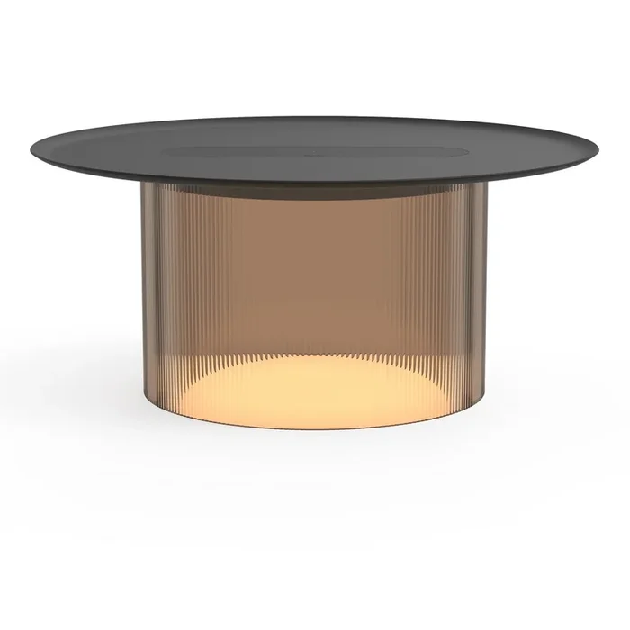 Pablo Designs – CARO LRG BRZ 16 BLK – LED Table – Carousel – Bronze/ Black – CAROLRGBRZ16BLK