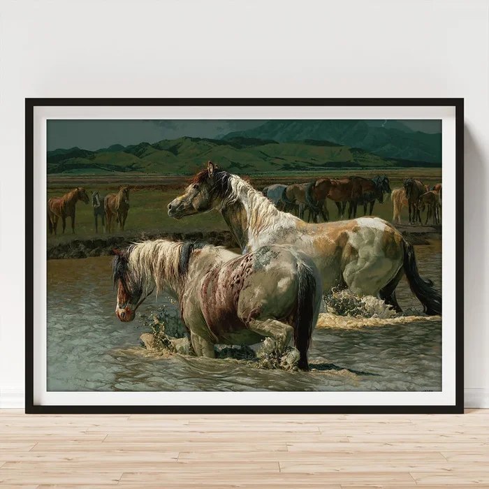 Paint Splashes Art Print