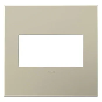 Pass And Seymour Titanium 2-Gang Wall Plates (AWP2GTM4)