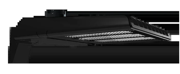 RAB A22 Field Adjustable Area Light 150W/120W/100W 3000K/4000K/5000K Type 4 Pole Mount 480V 7-Pin Receptacle Black (A22-4T150B/480)