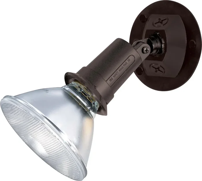 SATCO/NUVO 1 Light-5 Inch Flood Light Exterior PAR38 With Adjustable Swivel (SF76-521)