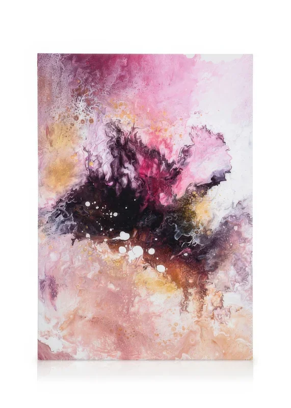 Sofia Larsson – Pink Galaxy Canvas print