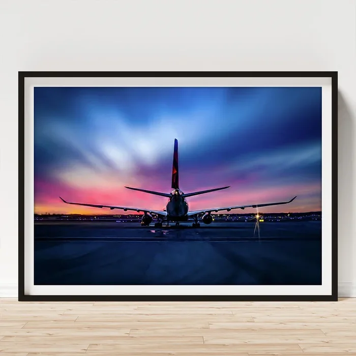Sunset Flight Art Print