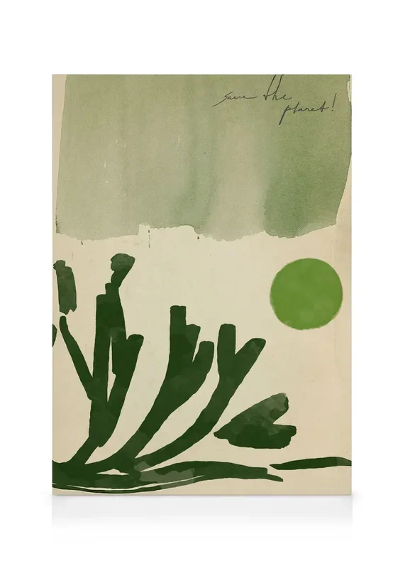Sylvia Takken – Go Green Canvas print