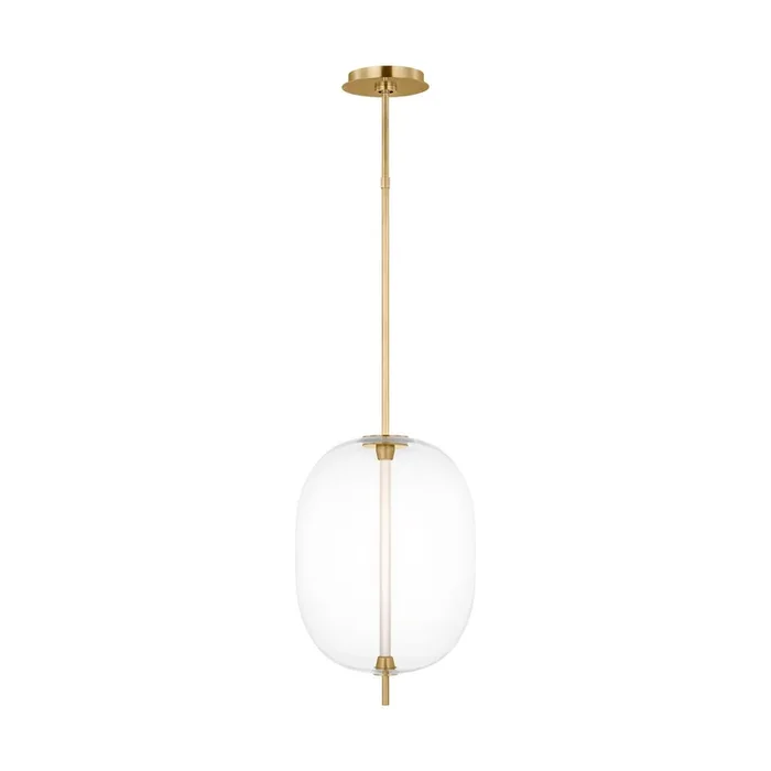 Visual Comfort Modern – SLPD31227CNB – LED Pendant – Heian – Natural Brass – SLPD31227CNB