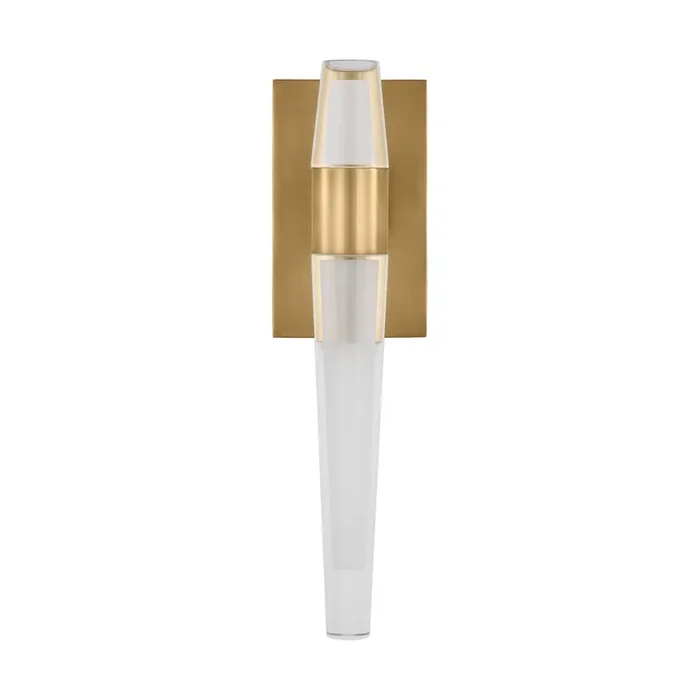 Visual Comfort Modern – SLWS34527NB-277 – LED Wall Sconce – Lassell – Natural Brass – SLWS34527NB277