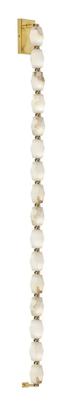 Visual Comfort Modern – SLWS54927ALBHAB – LED Wall Sconce – Collier – Hand Rubbed Antique Brass – SLWS54927ALBHAB