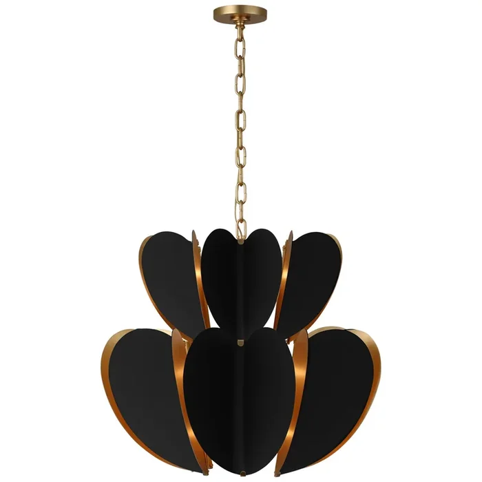 Visual Comfort Signature – LED Chandelier – Danes – KS5132BLKG
