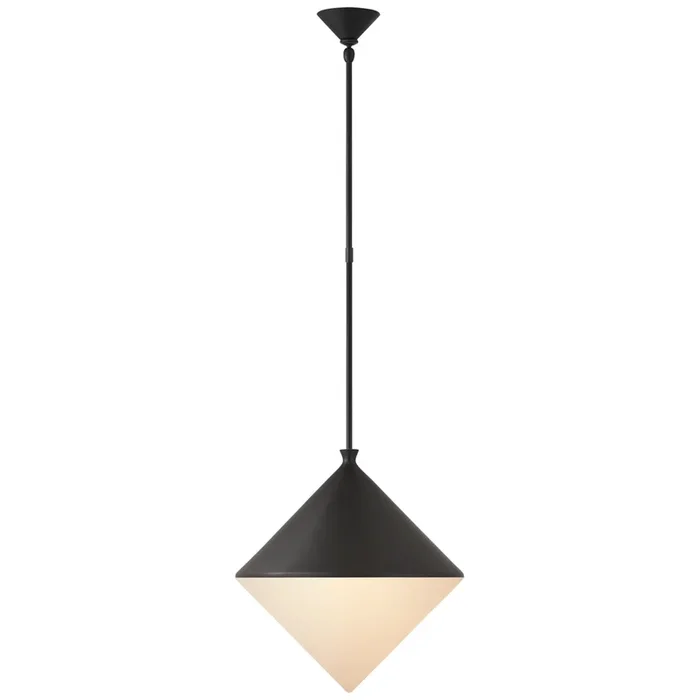 Visual Comfort Signature – LED Pendant – Sarnen – ARN5357BLKWG
