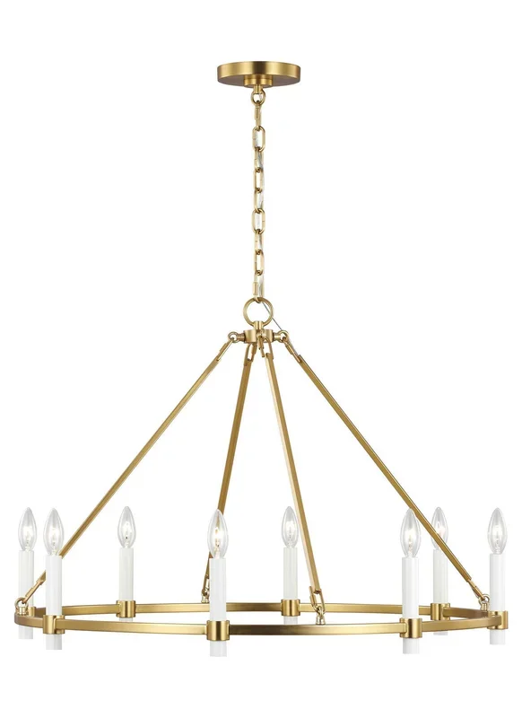 Visual Comfort Studio – Eight Light Chandelier – Marston – CC1458BBS