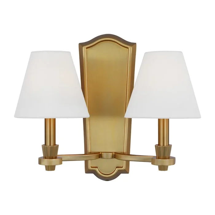 Visual Comfort Studio – Two Light Wall Sconce – Paisley – AW1112BBS