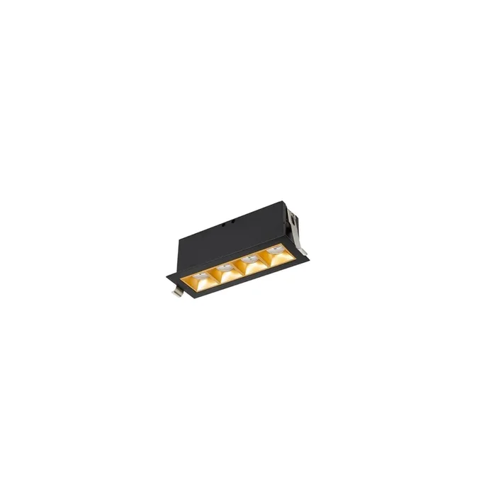 W.A.C. Lighting – R1GDT04-F940-GLBK – LED Downlight Trim – Multi Stealth – Gold/Black – R1GDT04F940GLBK
