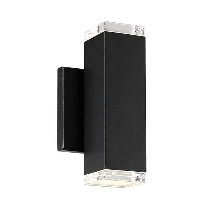 W.A.C. Lighting – WS-W61808-BK – LED Wall Light – Block – Black – WSW61808BK
