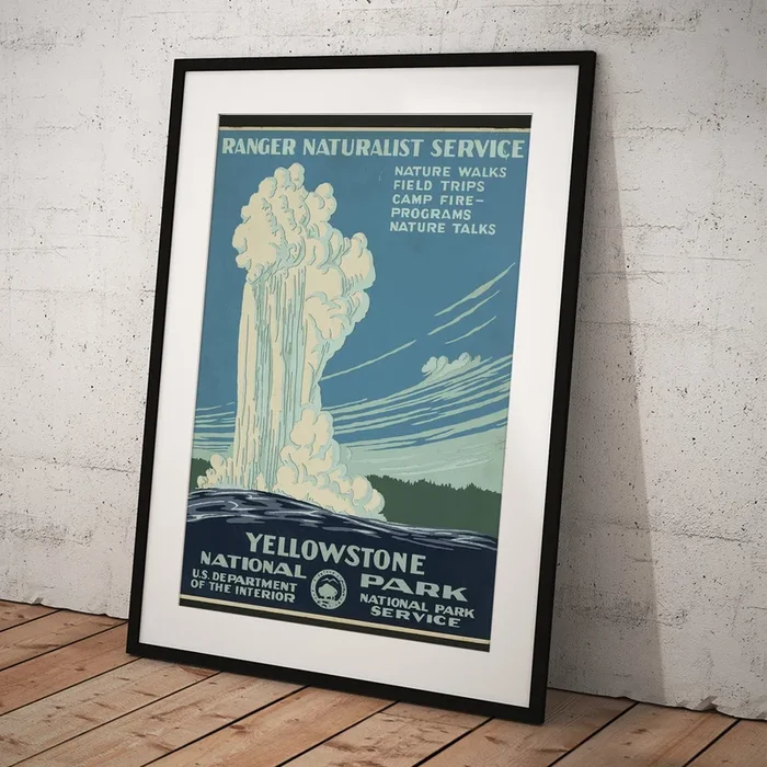 Yellowstone National Park, Ranger Naturalist Service Art Print