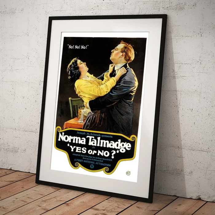 Yes Or No, Norma Talmadge, Lowell Art Print